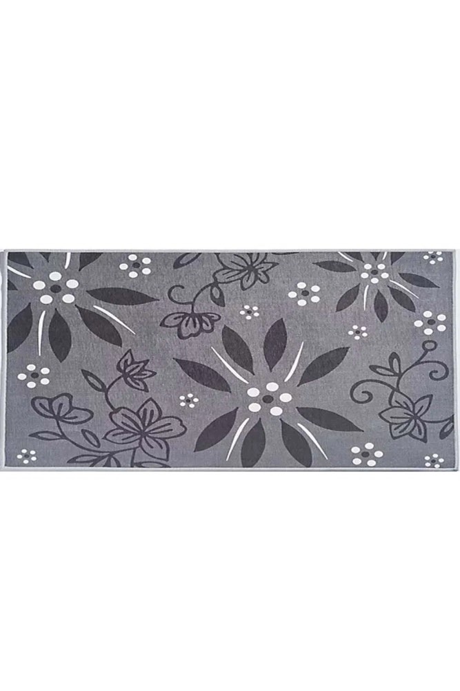 temptations 2x3 washable nonslip kitchen mat black