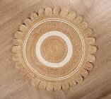 liz marie woven round area rug