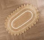 cozy cottage by Liz marie 3’x5’ scalloped edge rug