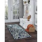 veranda living 1’8’x5 runner in/outdoor area rug, navy