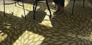 ultimate innovations 5x7 Bella blossom in/outdoor rug, mustard 