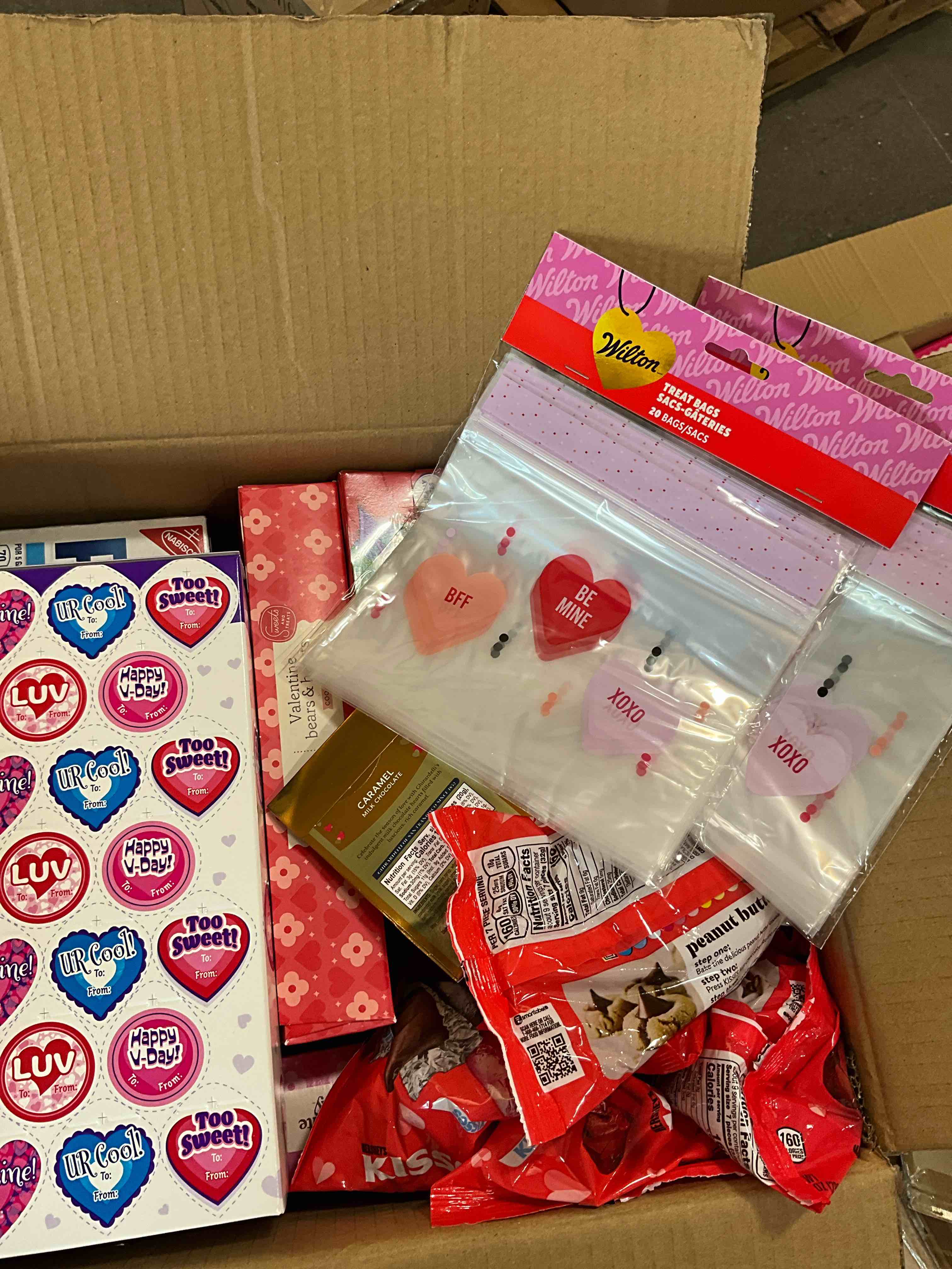 assortment box of candy