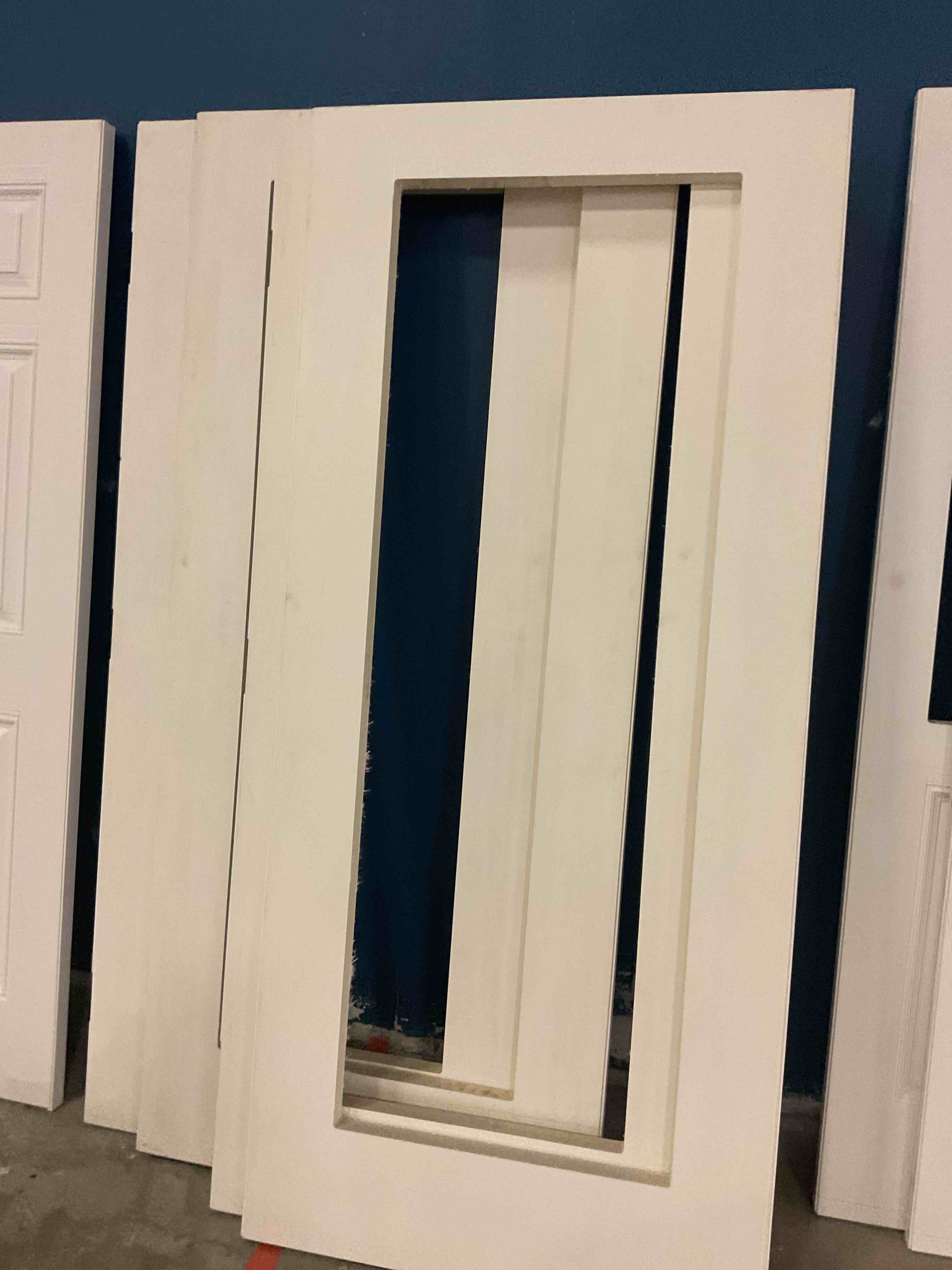 Primed Fiberglass Door Slab (Pre Cut) 36”L x 80”H