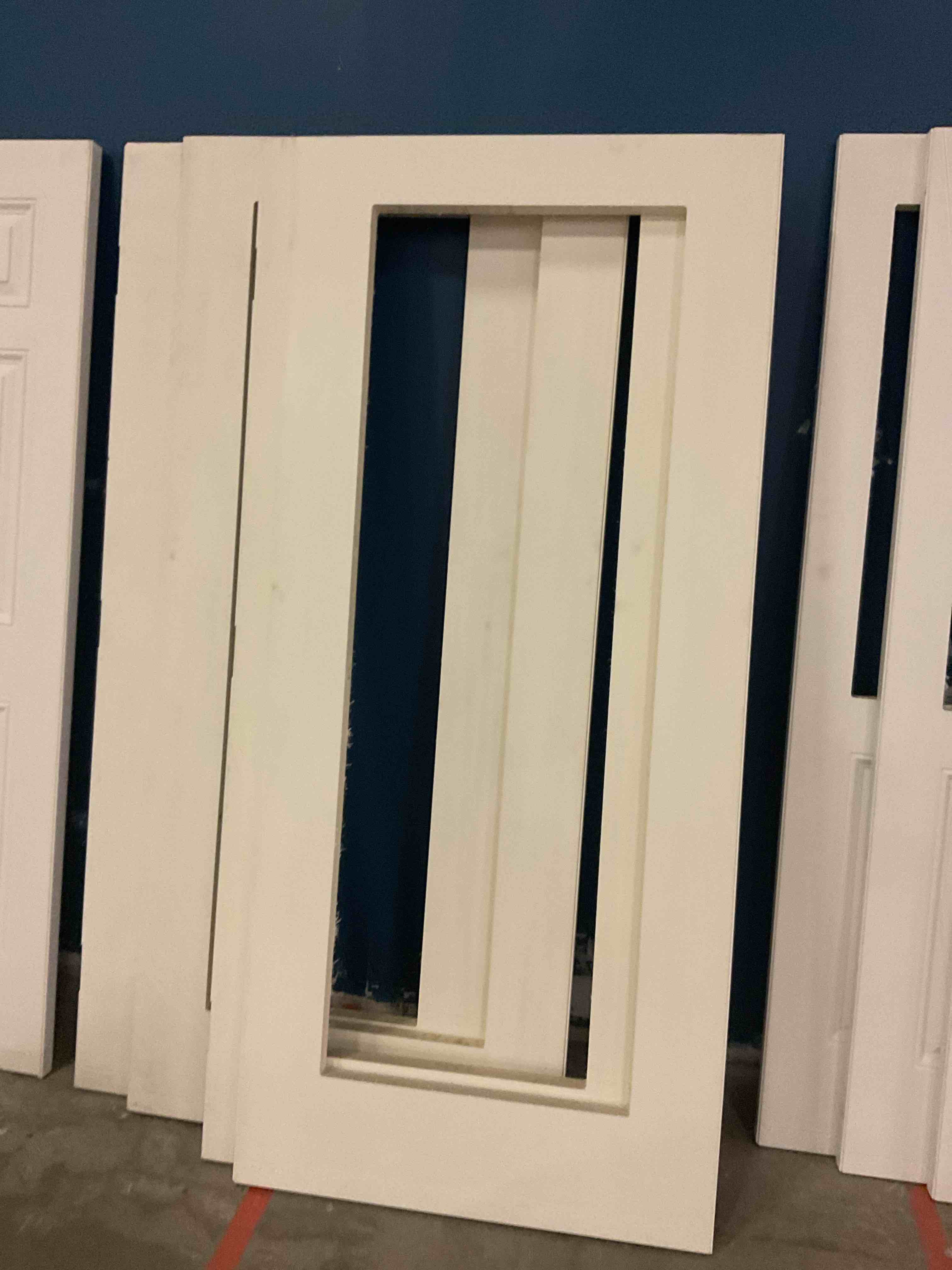 Primed Fiberglass Door Slab (Pre Cut) 36”L x 80”H