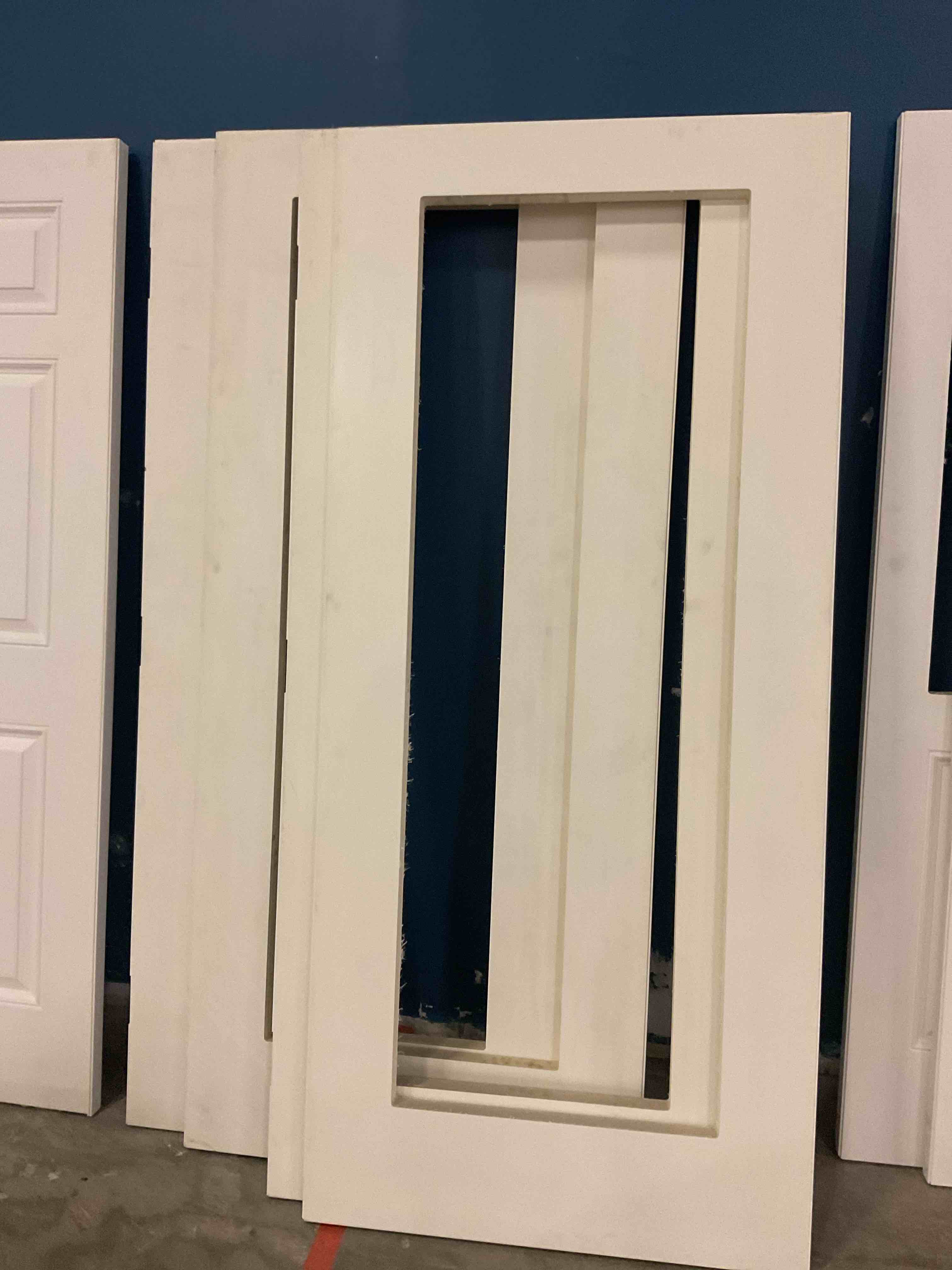 Primed Fiberglass Door Slab (Pre Cut) 36”L x 80”H
