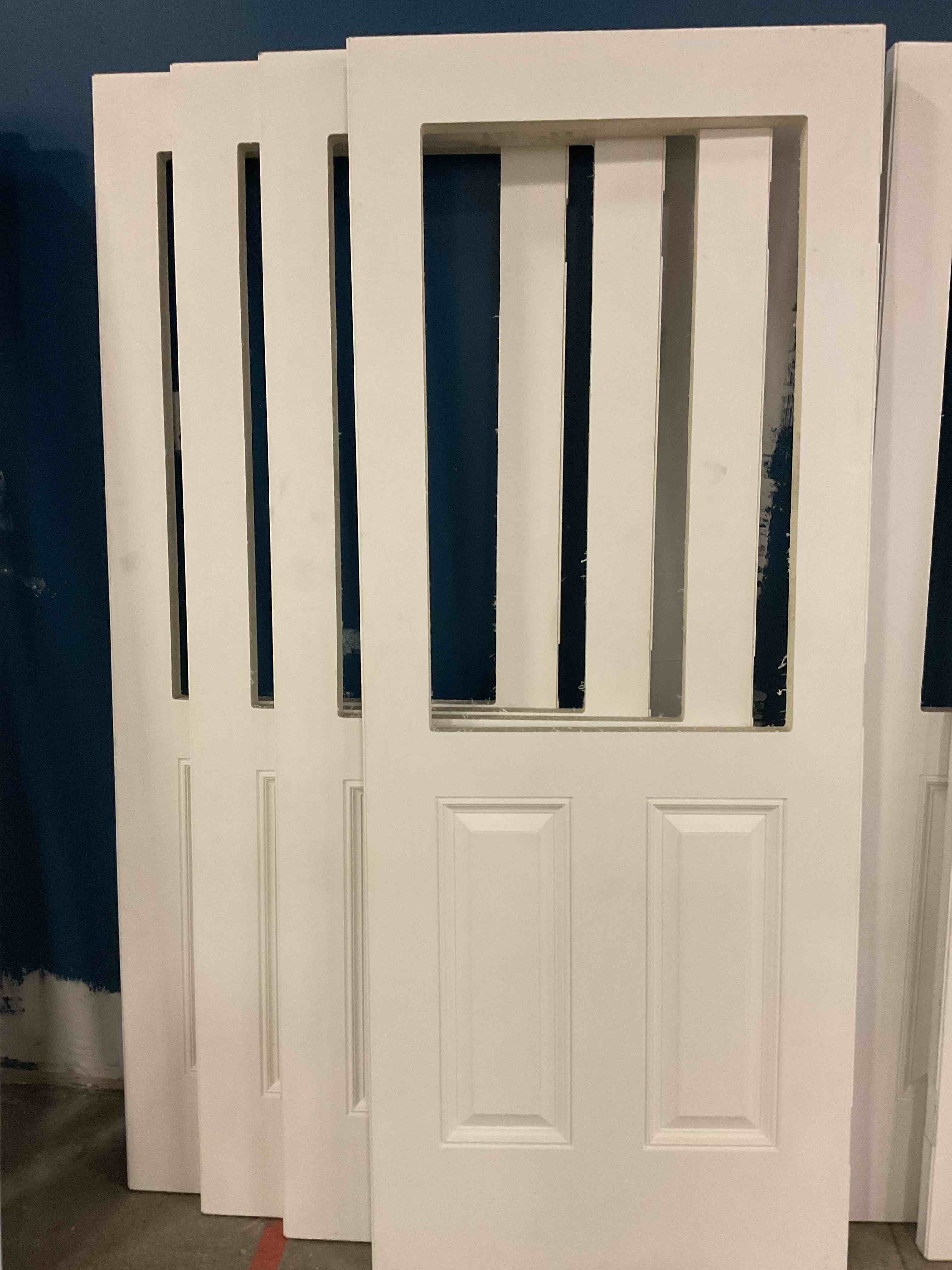 Internal White Frosted Glass Door 32” x 80”