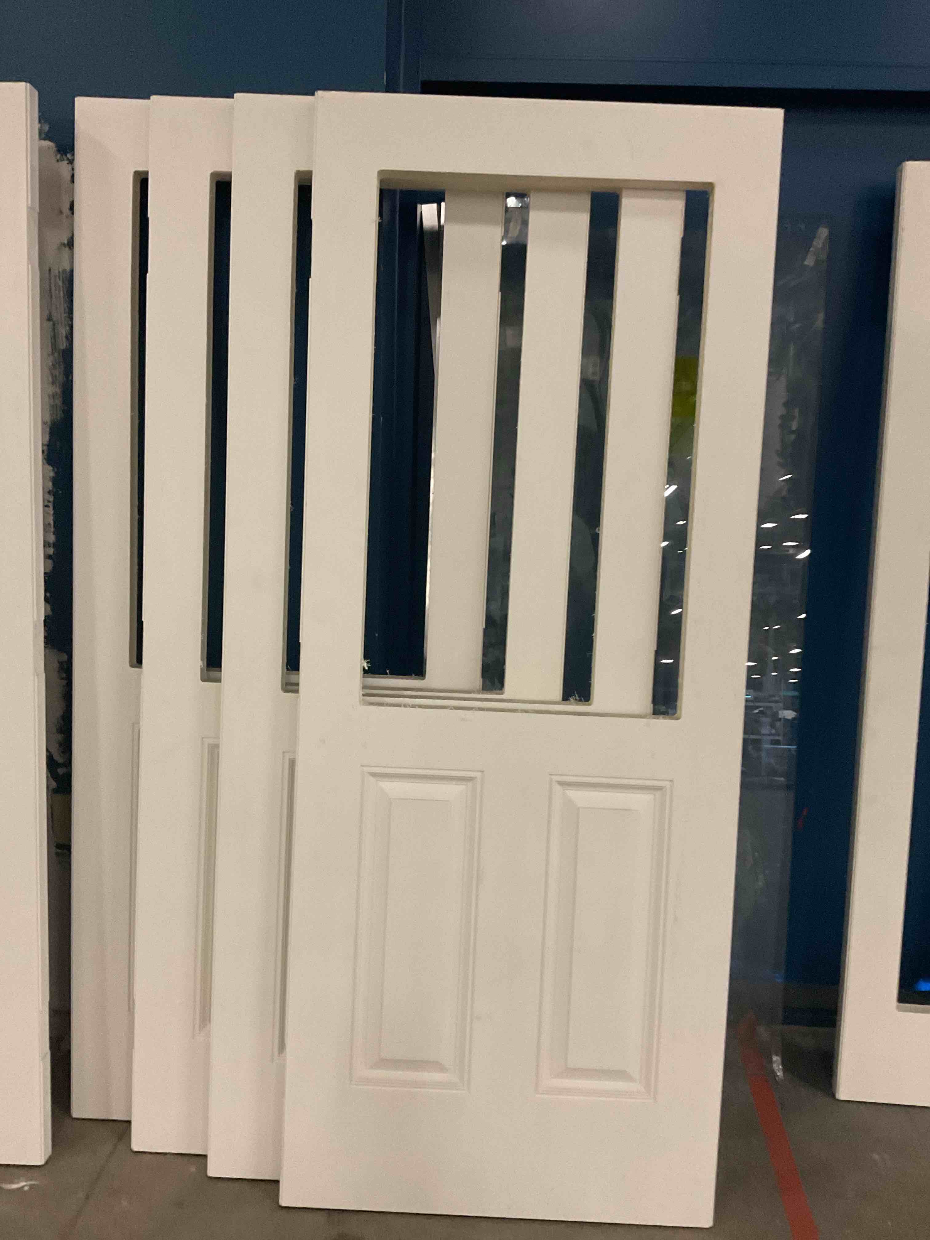 Internal White Frosted Glass Door 32” x 80”