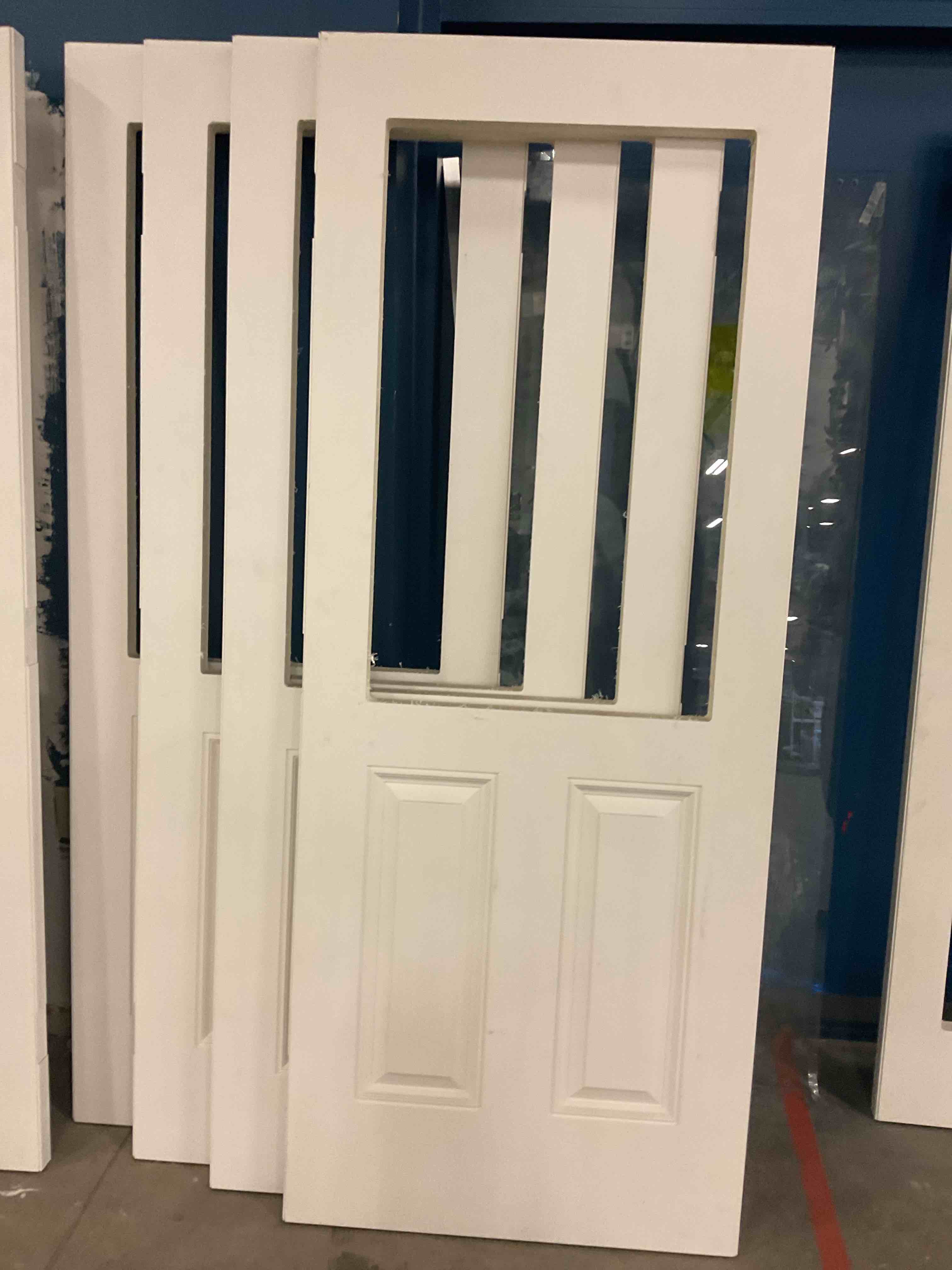 Internal White Frosted Glass Door 32” x 80”