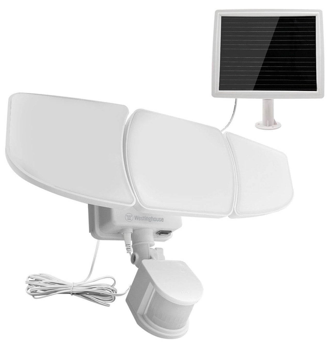 Westinghouse 2000 Lumen Solar Triple Head LED Security Light