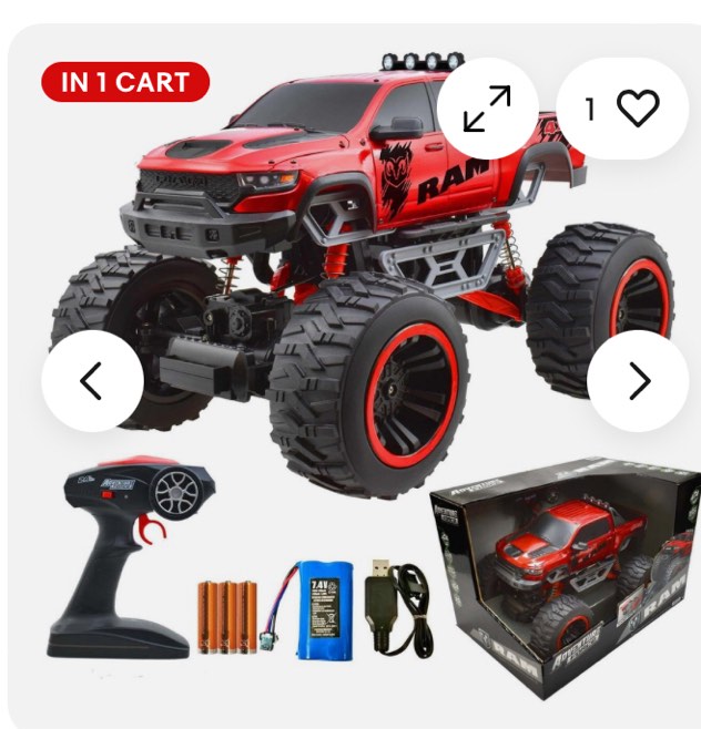 Adventure Force 1:10 Ram Truck Radio Controlled
