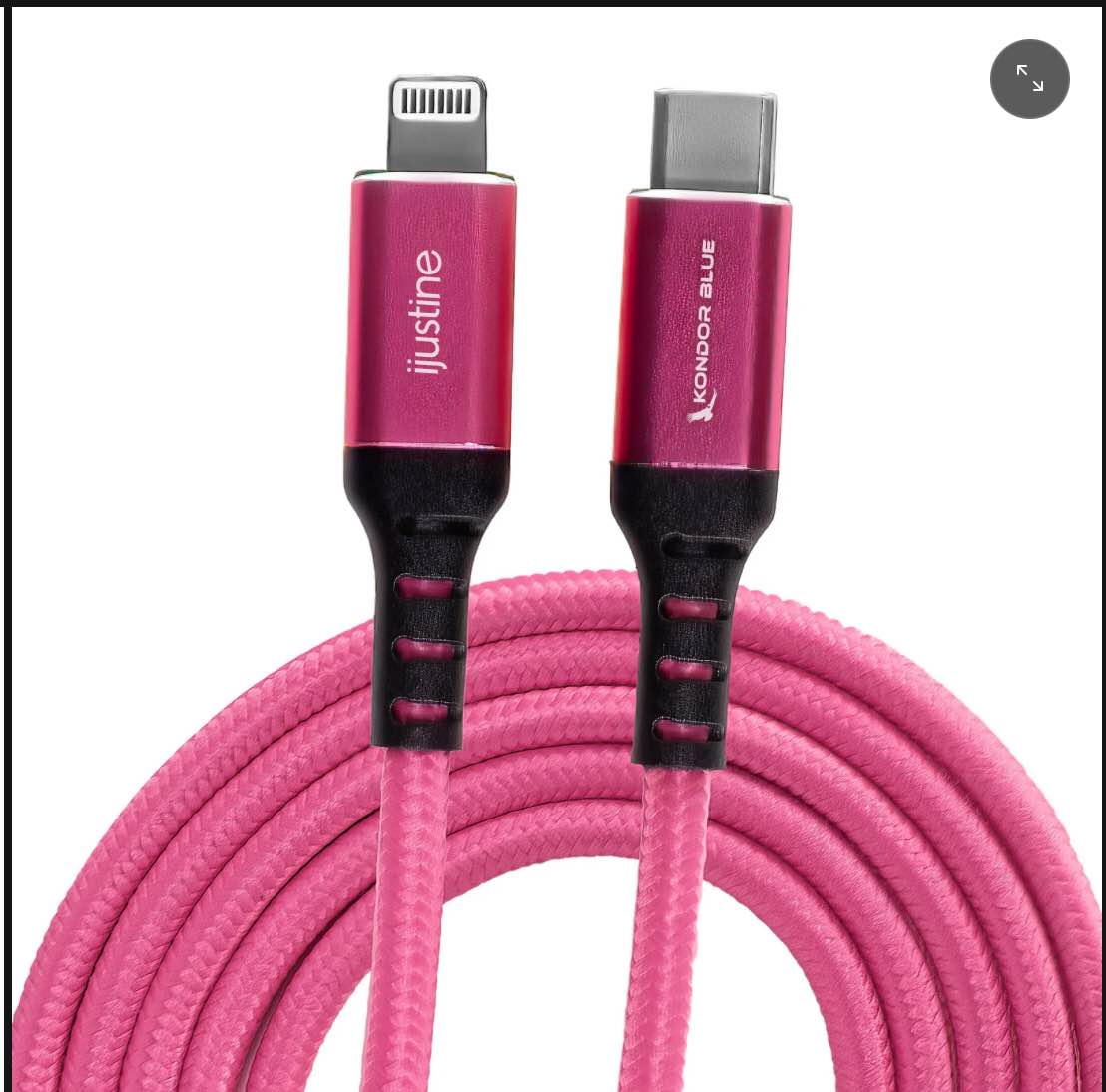 Pink   Lightning   Cable   for iPhone   Charging