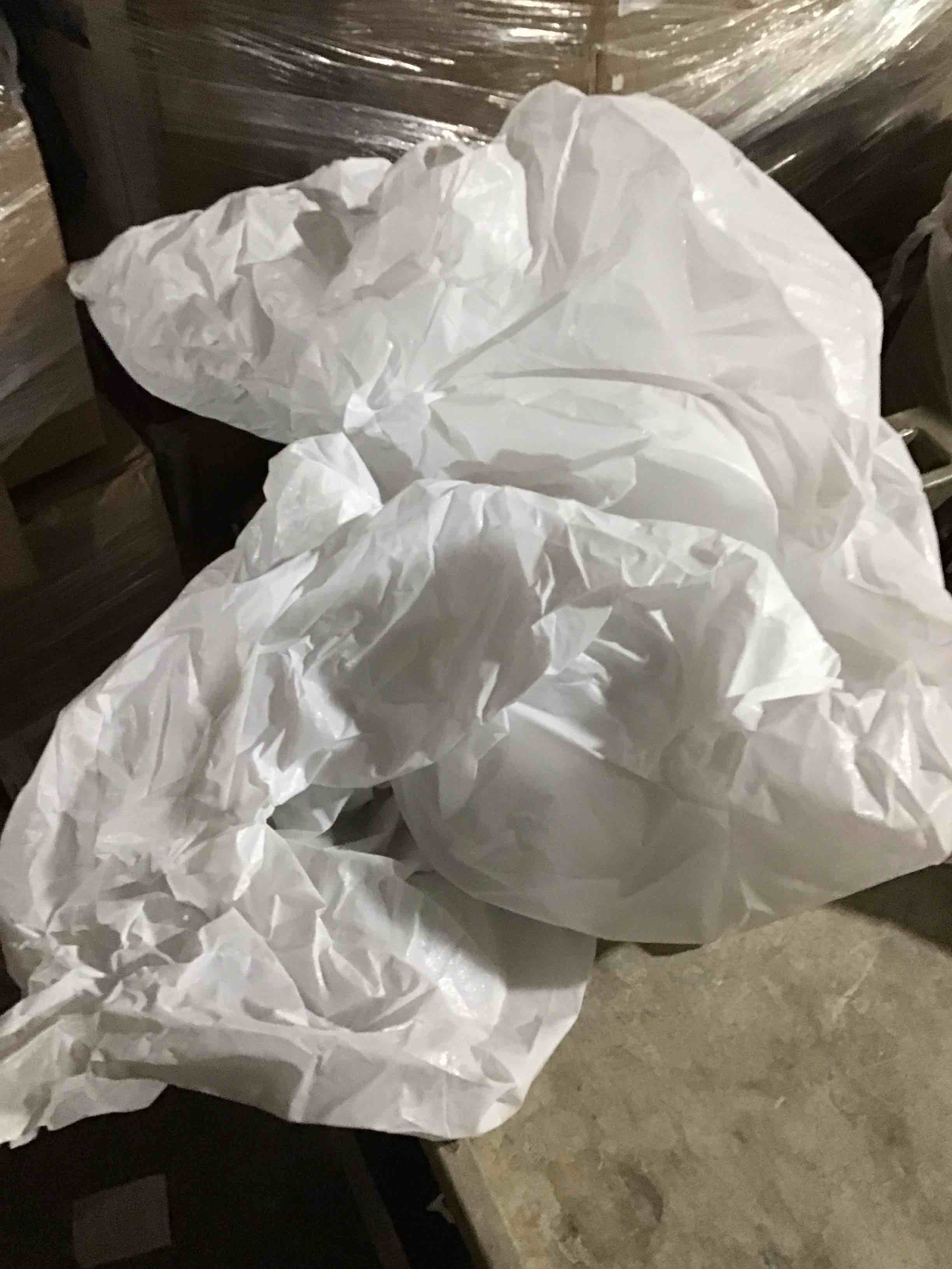 Condition photo showing As Is for Waterproof Zippered Plastic Mattress Protector Encasement, Vinyl Mattress Bed Cover Proof (Full Size) White Brand: SOFINNI