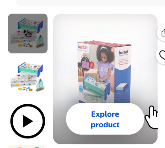 battat 65 pieces shine bright light box