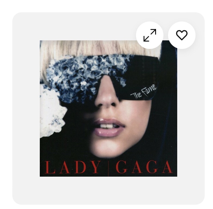 disc compact lady Gaga the  frame