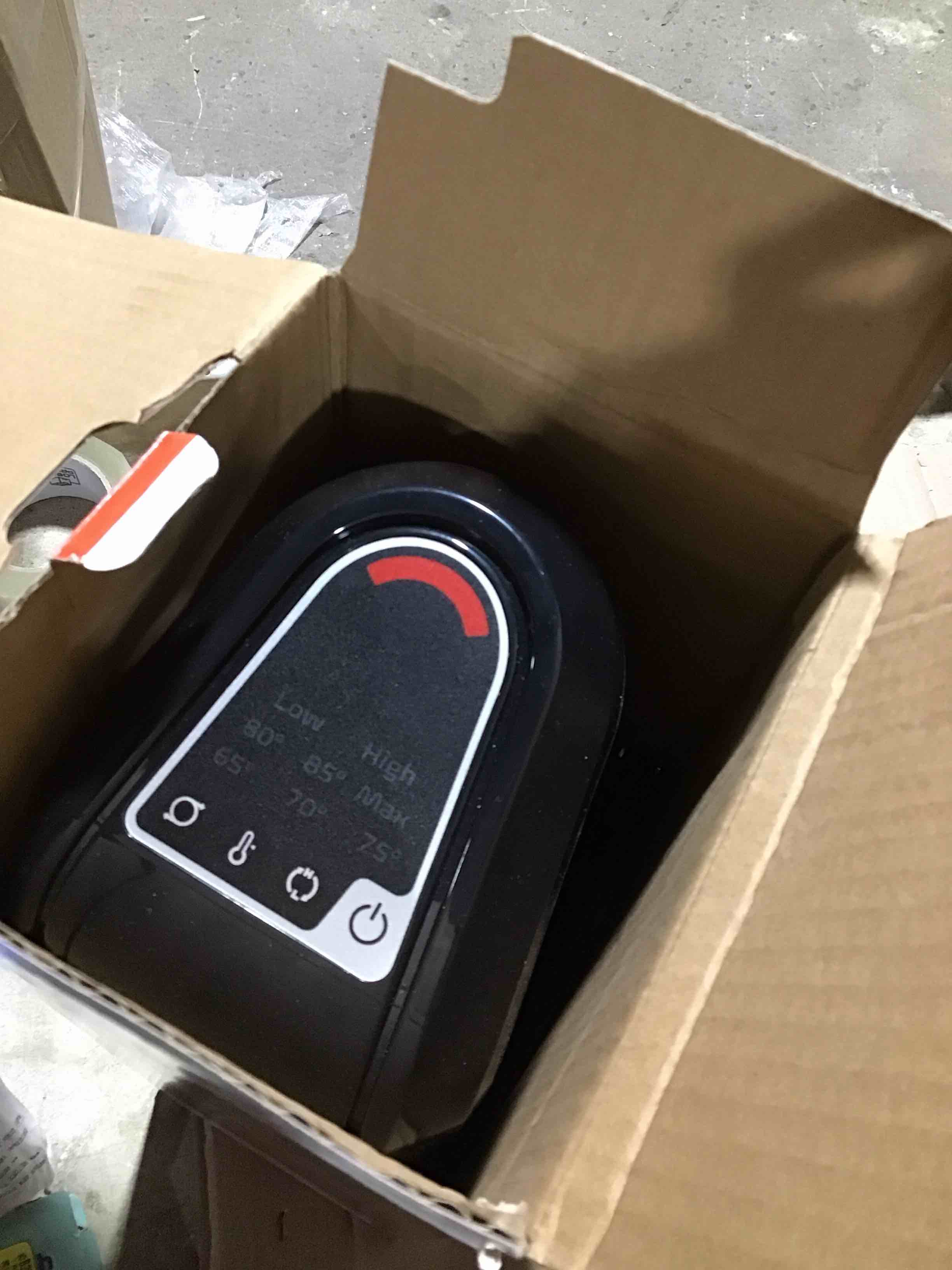 Condition photo showing As Is for lasko ready heat electronic ceramic tower heater 16” 