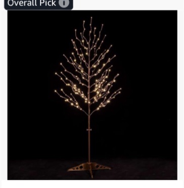 holiday time 5 foot twinkle starburst tree 