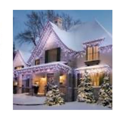 holiday time 500 cool white icicle lights 