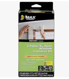 duck max strength window insulation kit 