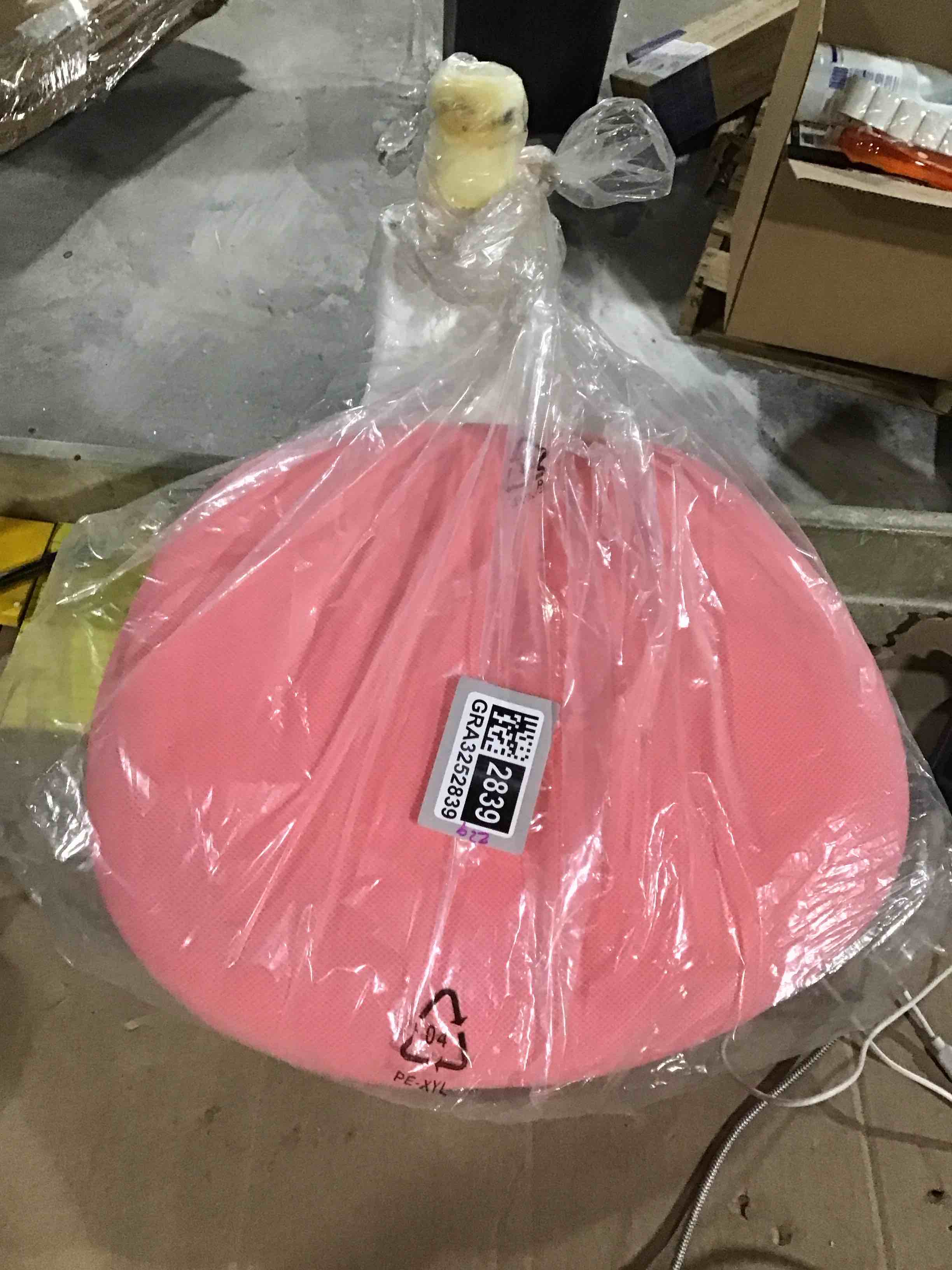 Condition photo showing As Is for incomplete chair 