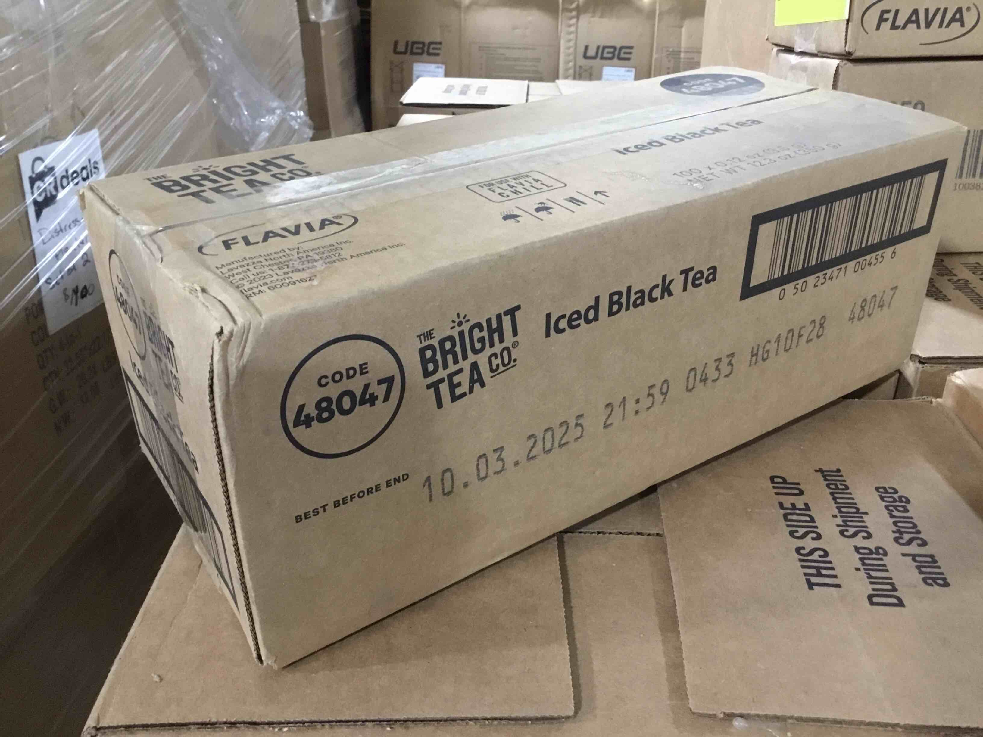 Bright Tea Co. Unsweetened Iced Black Tea Fresh Pack - Pack of 100