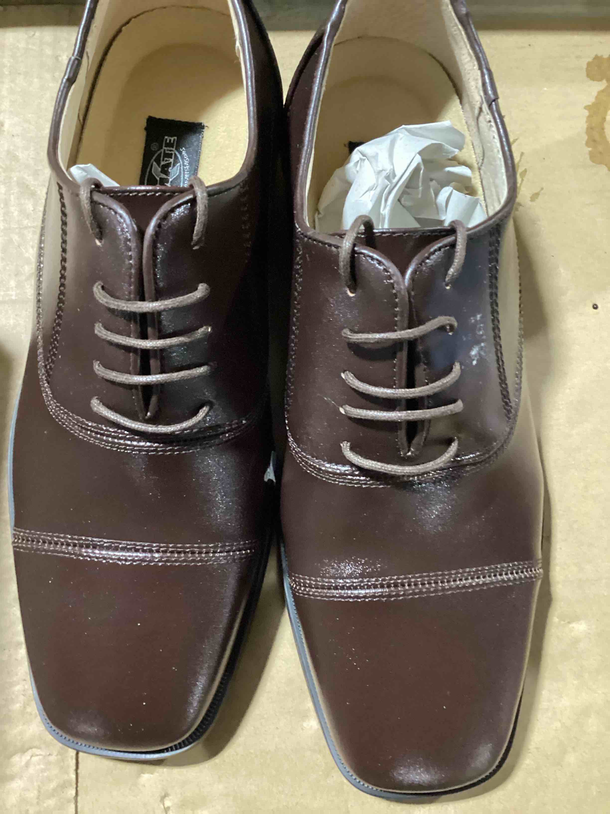 climate x footwear for all seasons.shoes men’s color brown .size 13