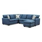 Neo Living NL702-NAVY-SEC-CHAISE Harper Corner Sectional Facing Chaise, Navy