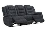 BOLTON - MISTY STORM MANUAL DUAL RECLINING SOFA