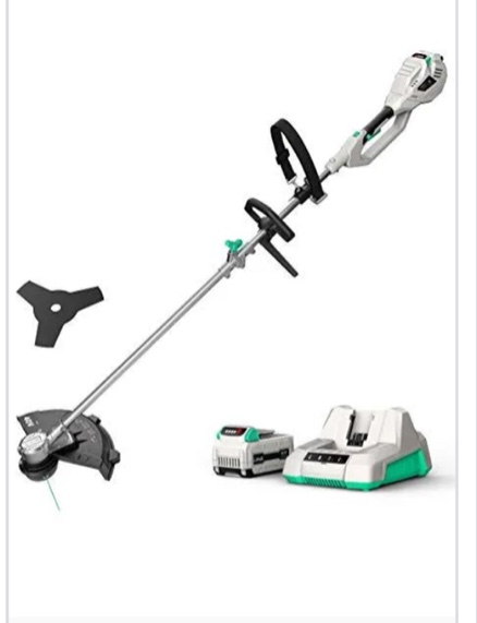 Litheli 40V 14" 2-in-1 Cordless String Trimmer / Brush Cutter with Brushless Motor + 2.0Ah Battery & Charger