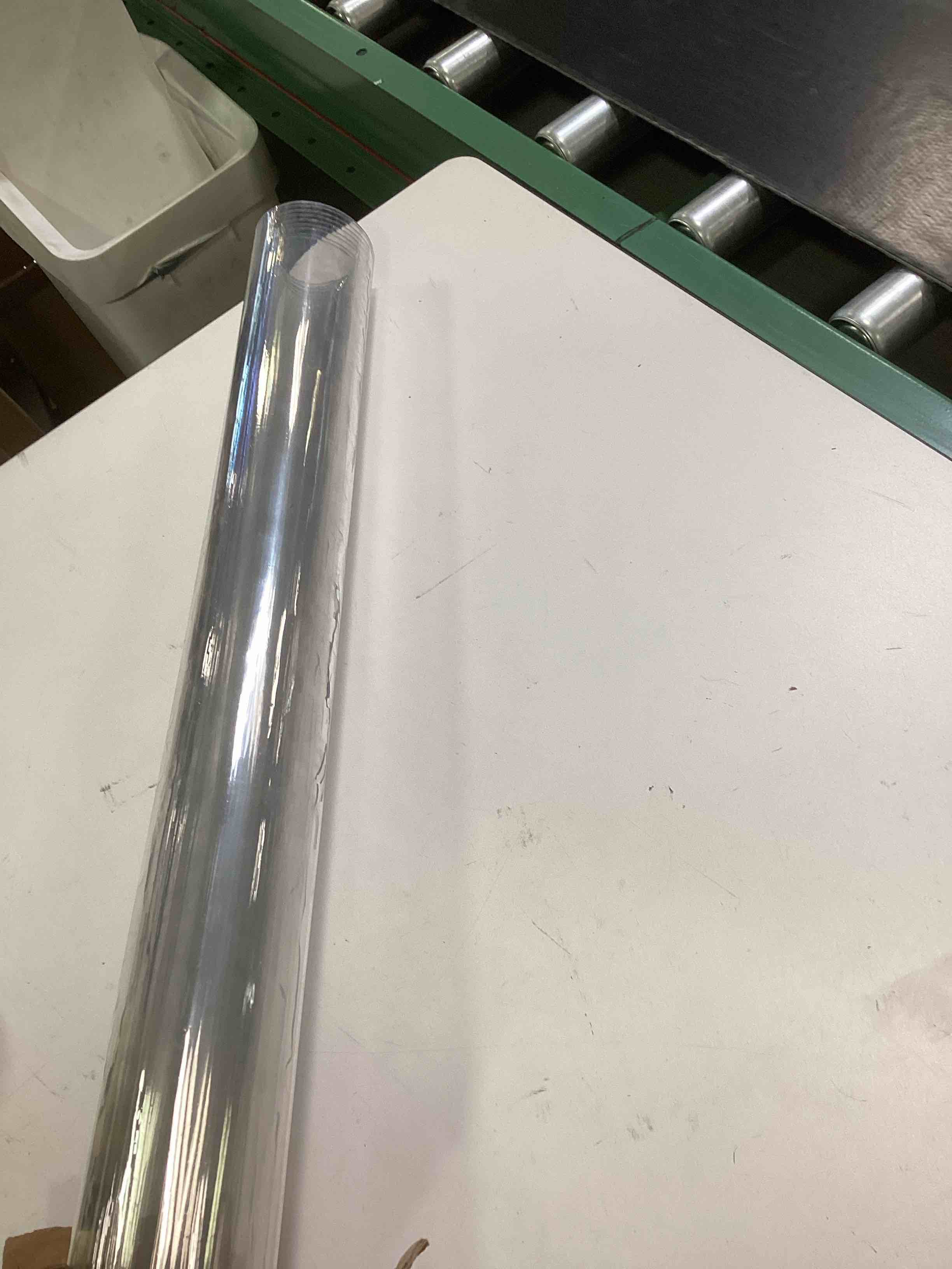 Warmstar Clear Table Cover Protector 40 x 78 Inch,1.5mm Thick Plastic Table Cover Rectangle,PVC Clea