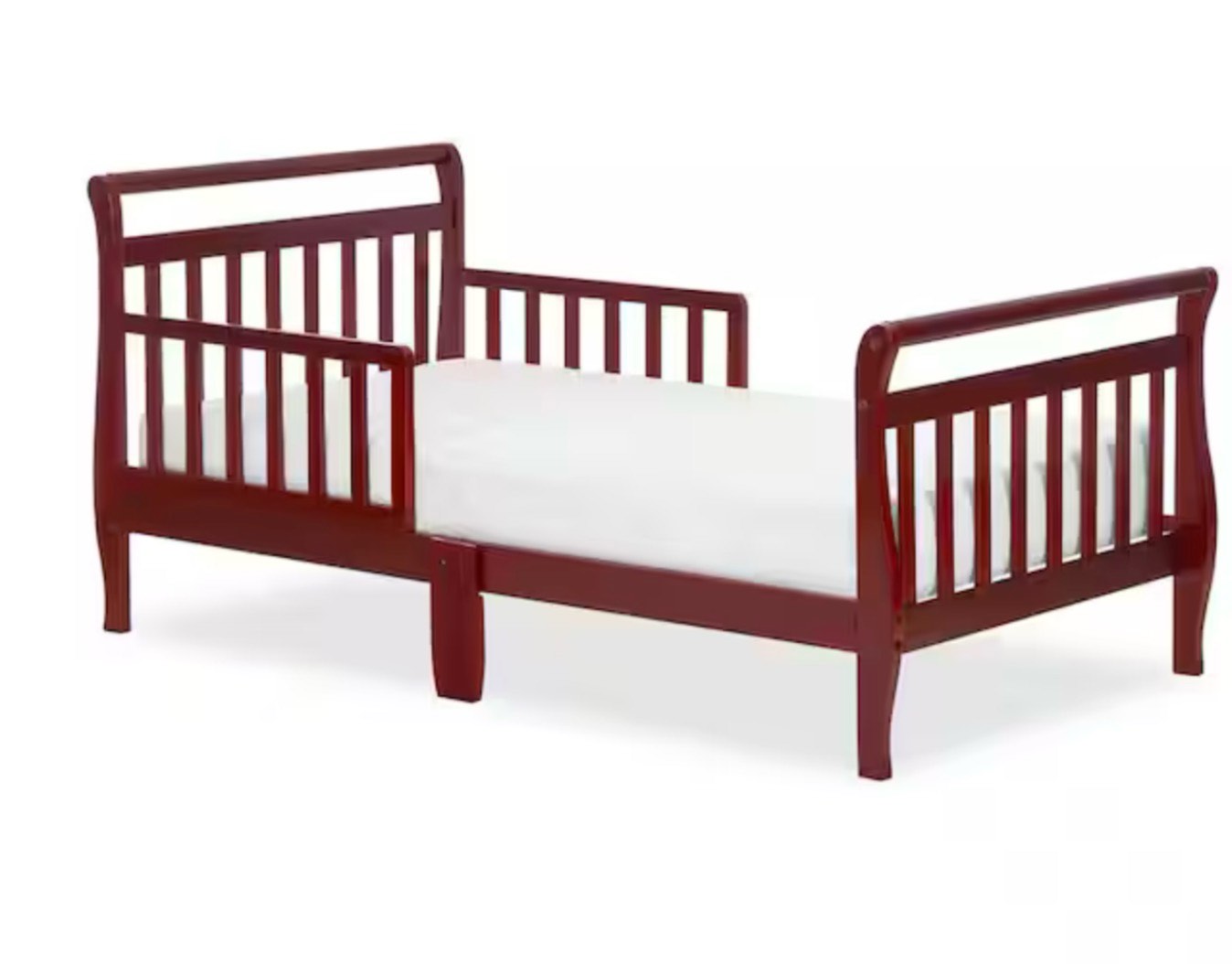 Dream On Me Cherry Toddler Sleigh Bed