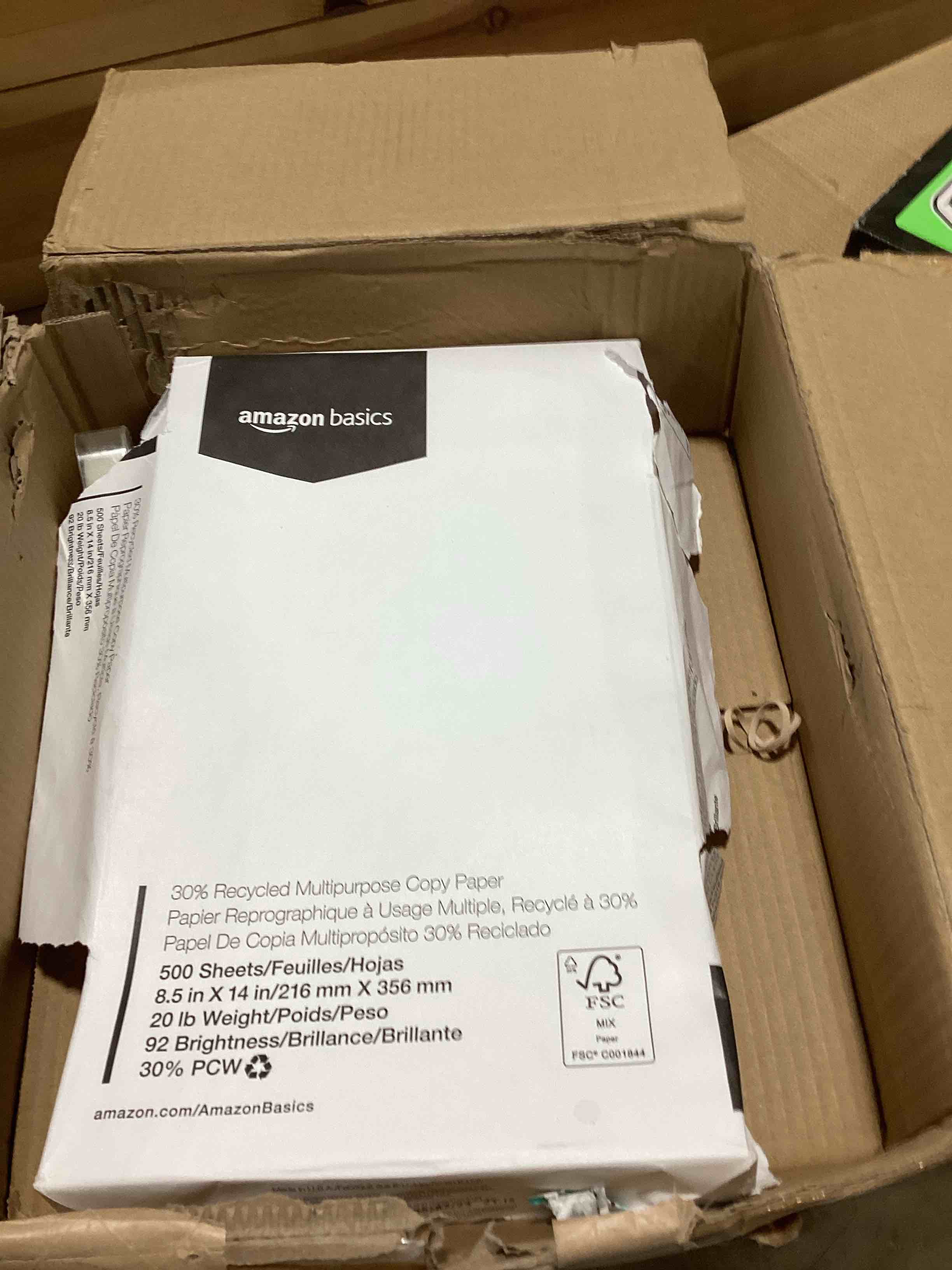 hp printer paper | 8.5 x 11 paper | copy &print 20 lb | 1 ream case - 500 sheets| 92 bright | made in usa - fsc certified | 200060