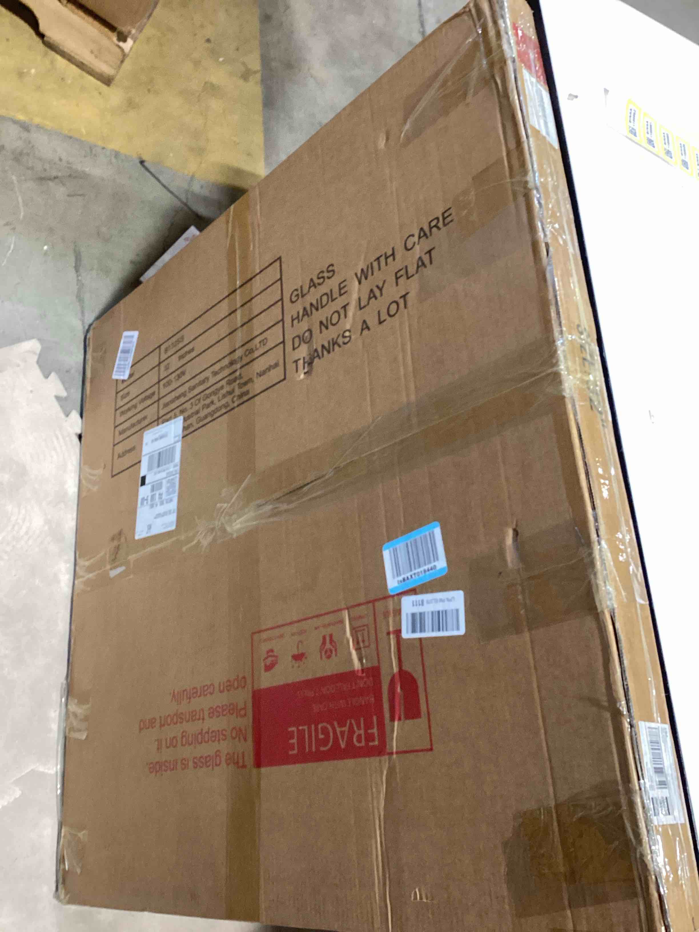 32 inch led bathroom mirror: round vanity mirror with lights, dimmable & 3 color change, backlit&fro