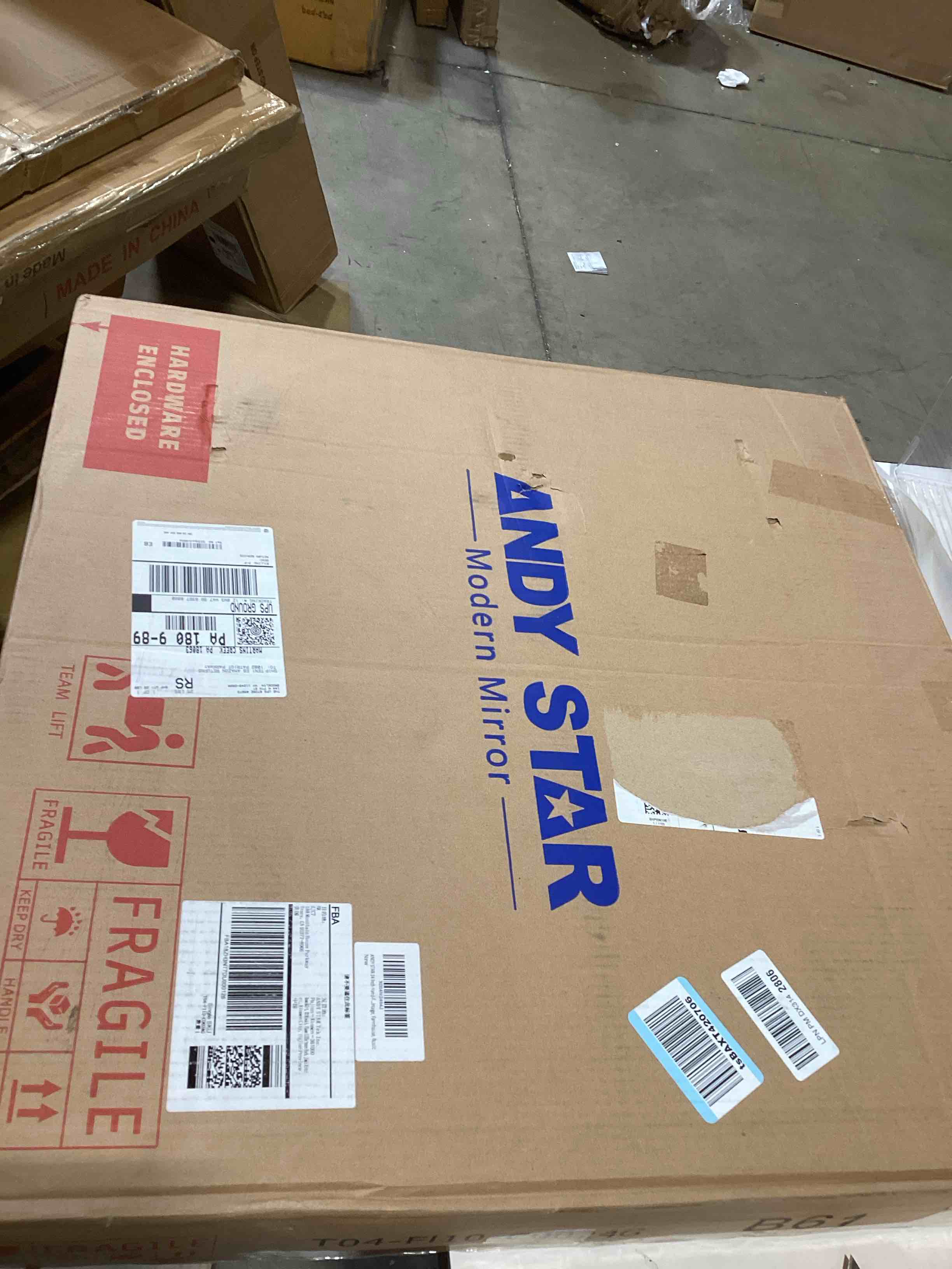 andy star 24 inch hand-forged round gold mirrors, solid steel frame brass bathroom round wall mirror