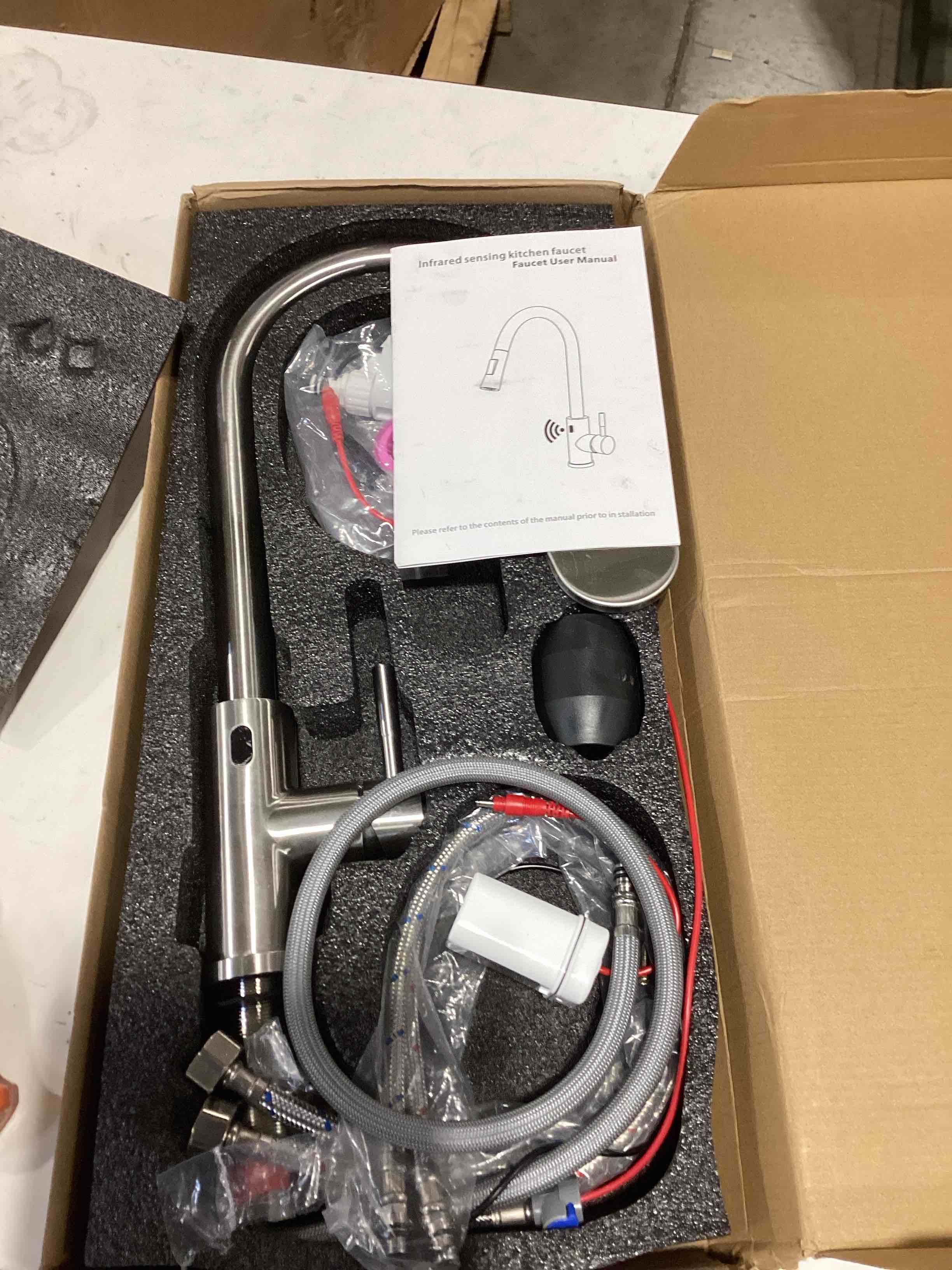 kraus oletto high-arc single handle pull-down kitchen sink faucets in spot free black stainless steel, kitchen faucets with pull down sprayer, kpf-2820mbsfsb