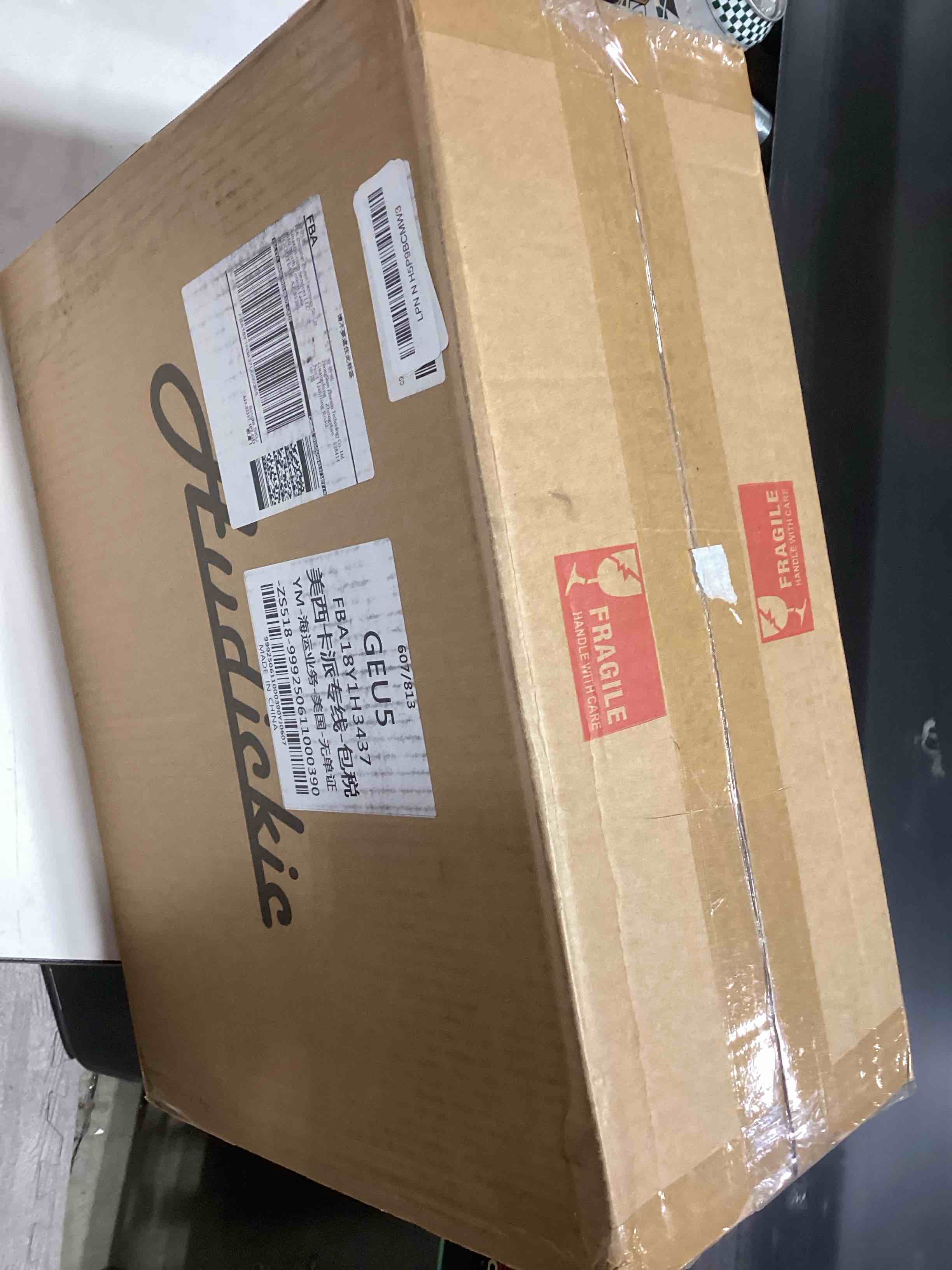 Audickic Pendant Lights Kitchen Island 2 Pack, 7.5" Farmhouse Pendant Lighting with Clear Seeded Gla