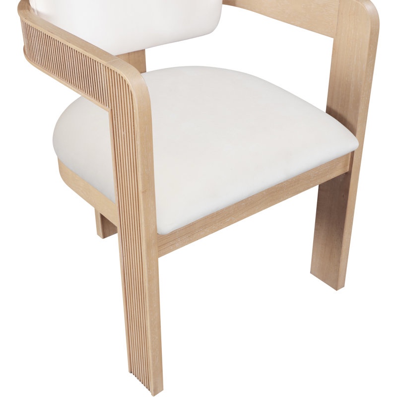 frink upholstered dining arm chair