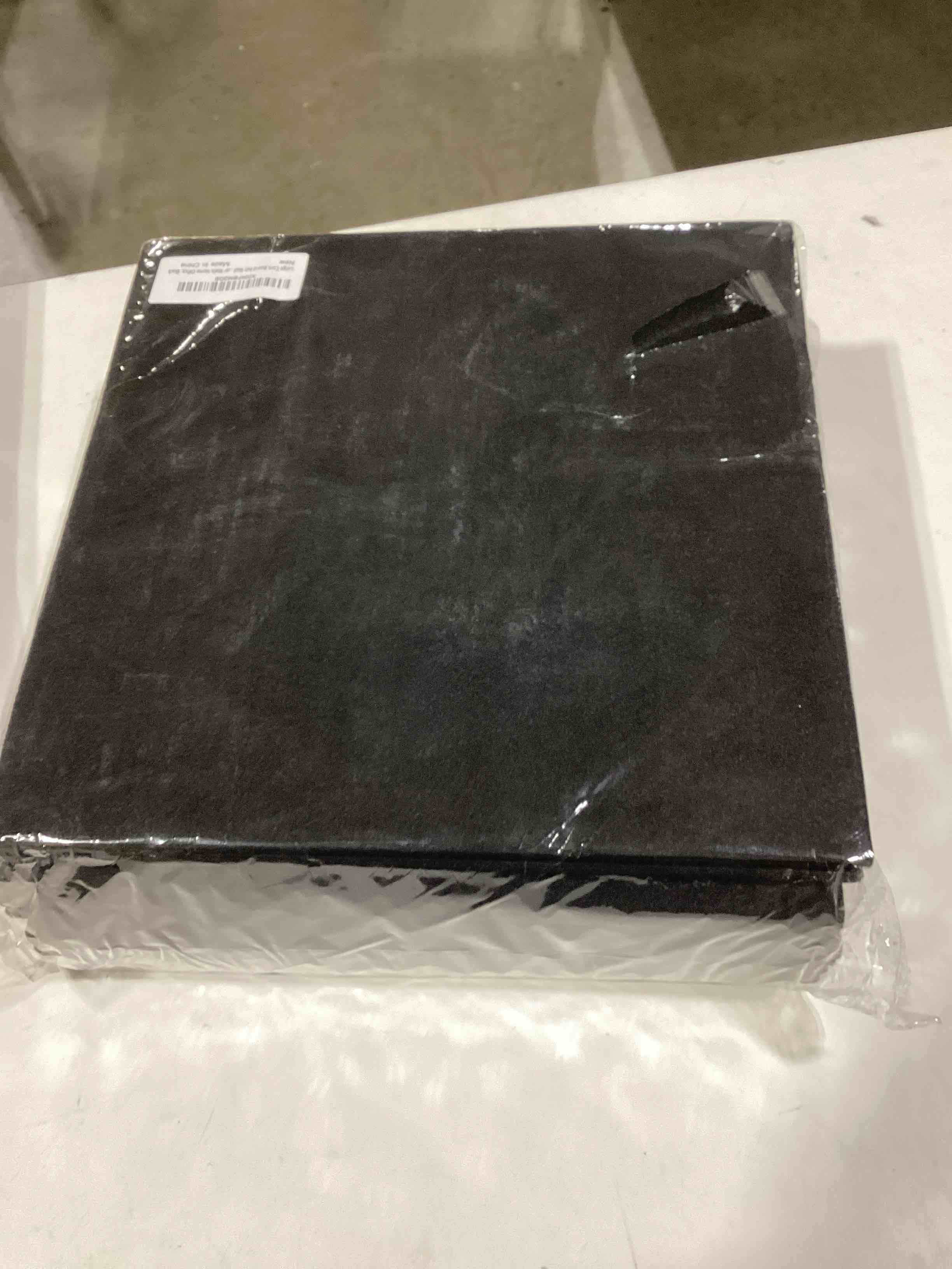 Condition photo showing As Is for Large Cork Board Felt Wall Tiles, 47"x35" 12 Pack Felt Bulletin Board Pin Board with Safe Removable Adhesive Tabs and Push Pins, Alternative Cork Board for Walls Home Office, Black Narrow Stripe - Black 12 PACK