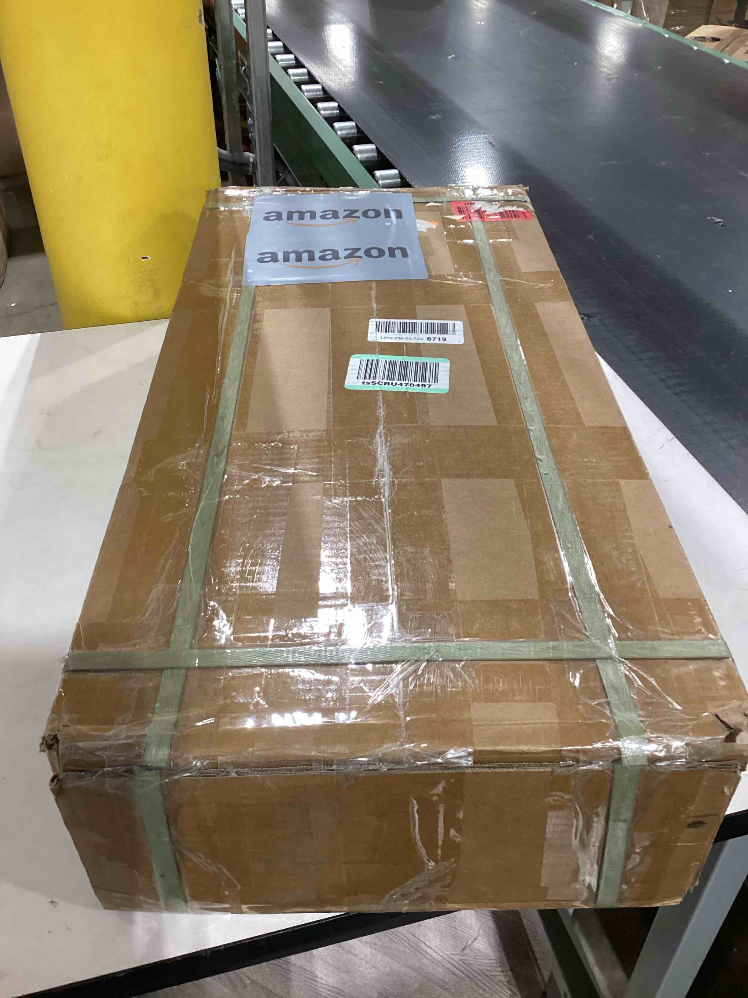 Bookshelf with Storage Bin, 2-Cube Storage Organizer, Modern Wood Open Bookcase, Multifunctional Dis