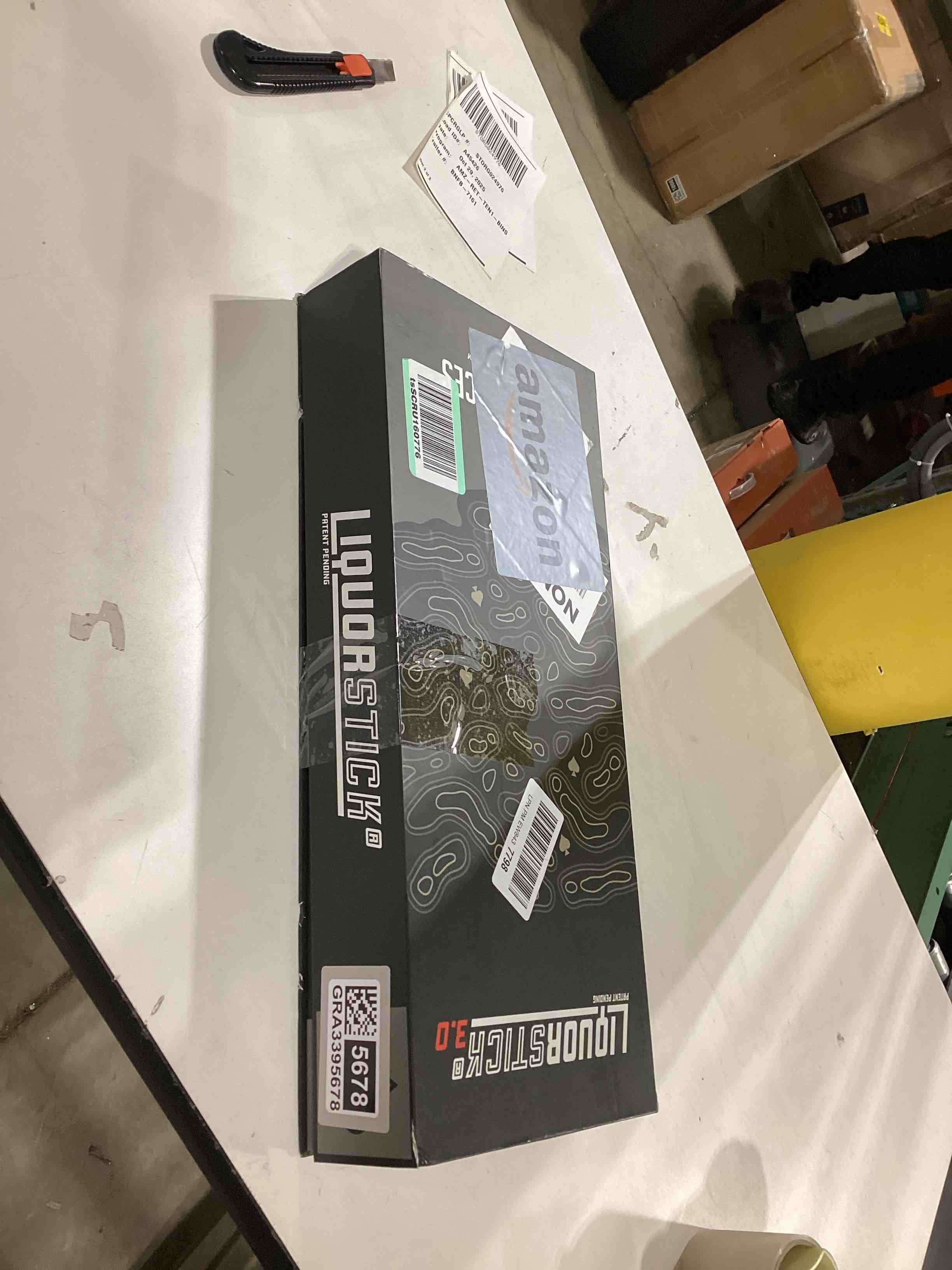 Pins & Aces Golf LiquorStick - Stainless Steel, Rechargeable Electric Drink Dispenser - Holds Up to