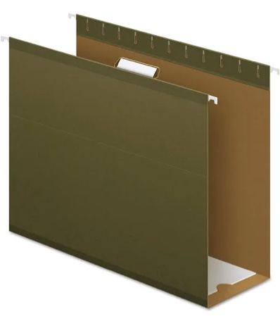 Pendaflex Reinforced 4  Extra Capacity Hanging Folders Legal Standard Green 25