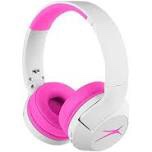 Altec Lansing Kid Safe Noise Cancelling Wireless Headphones 15H Battery, 85dB Volume Limit, Foldable Design Powerful Sound, Active Noise Cancellation Perfect for Kids Ages 7+ (Whiteout Pop Pink)