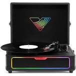 Victrola Journey Glow Illuminated Suitcase Record Player
