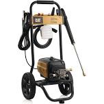 CAT 2200 PSI Electric Pressure Washer Pump Turbo Nozzle Foam Cannon & 10" Wheels