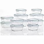glasslock oven safe 24pcs glass food storage set 