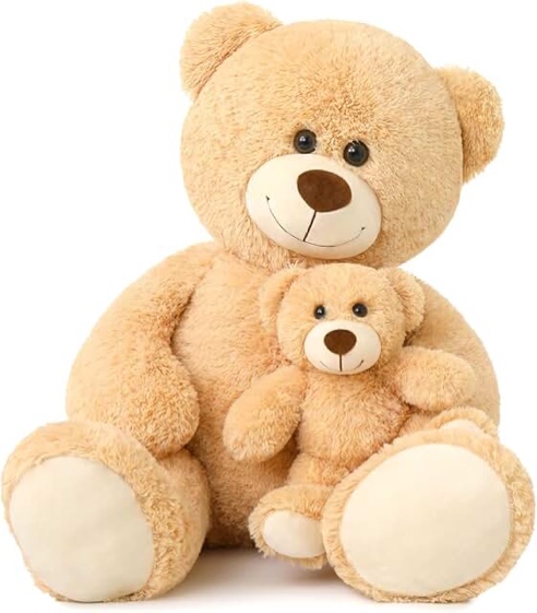 mommy and baby teddy bear