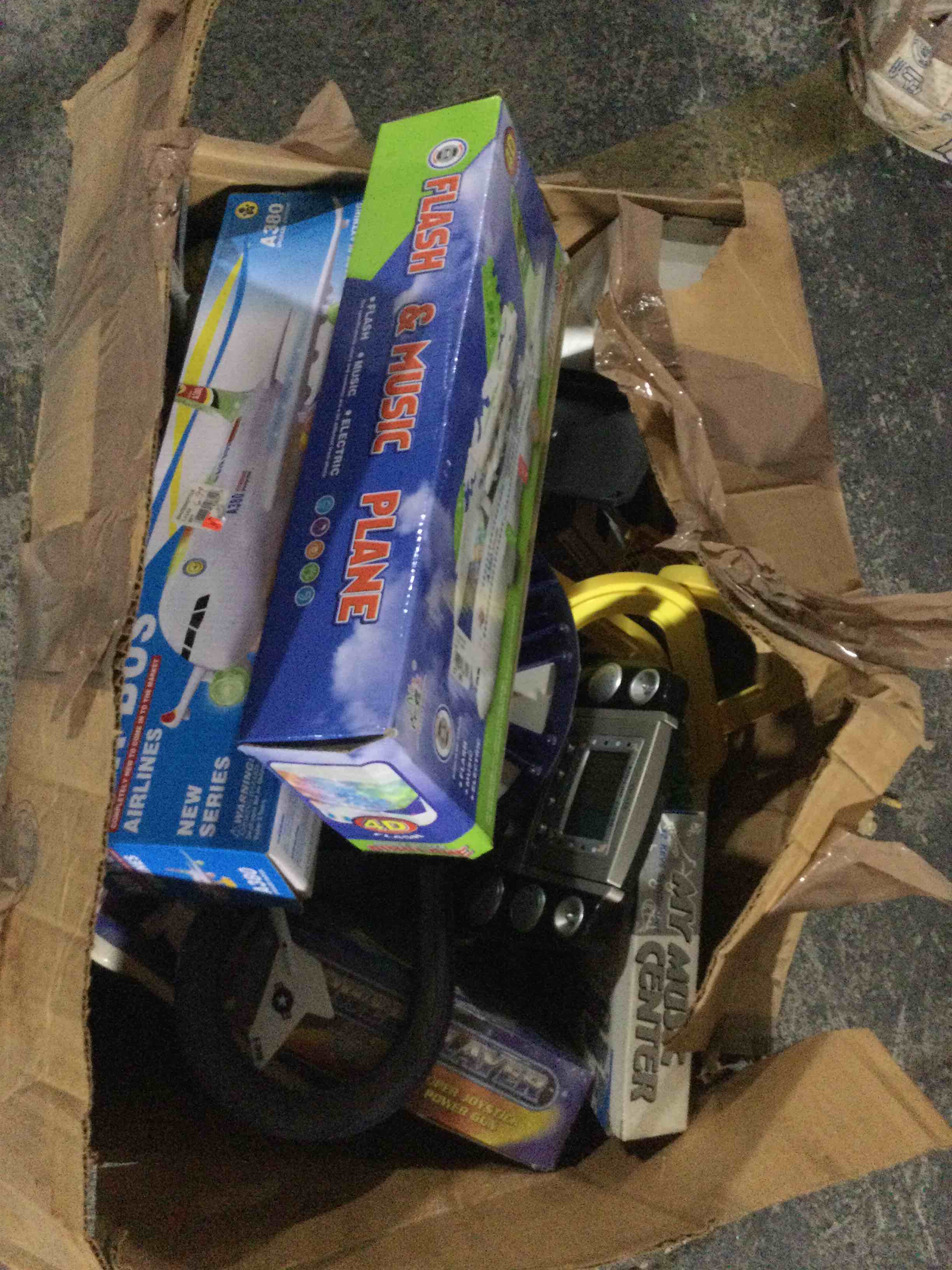 assorted box of toys