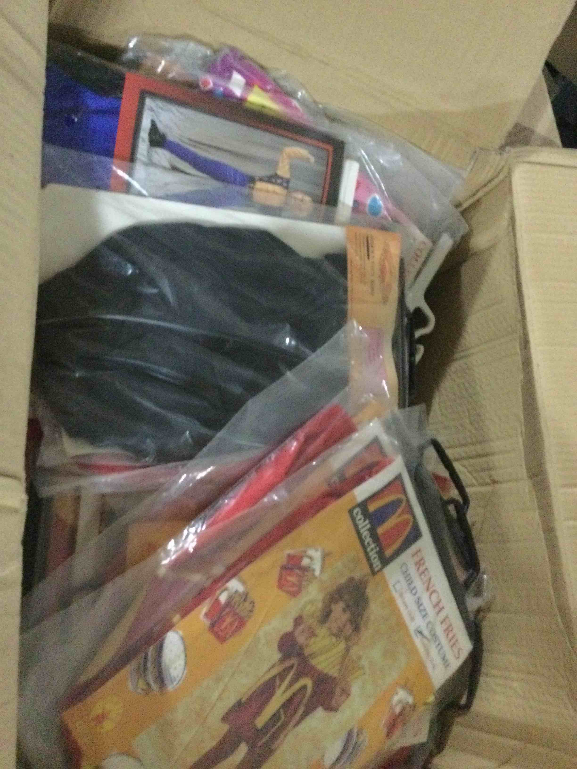 box of Halloween costumes all kinds (sizes vary)