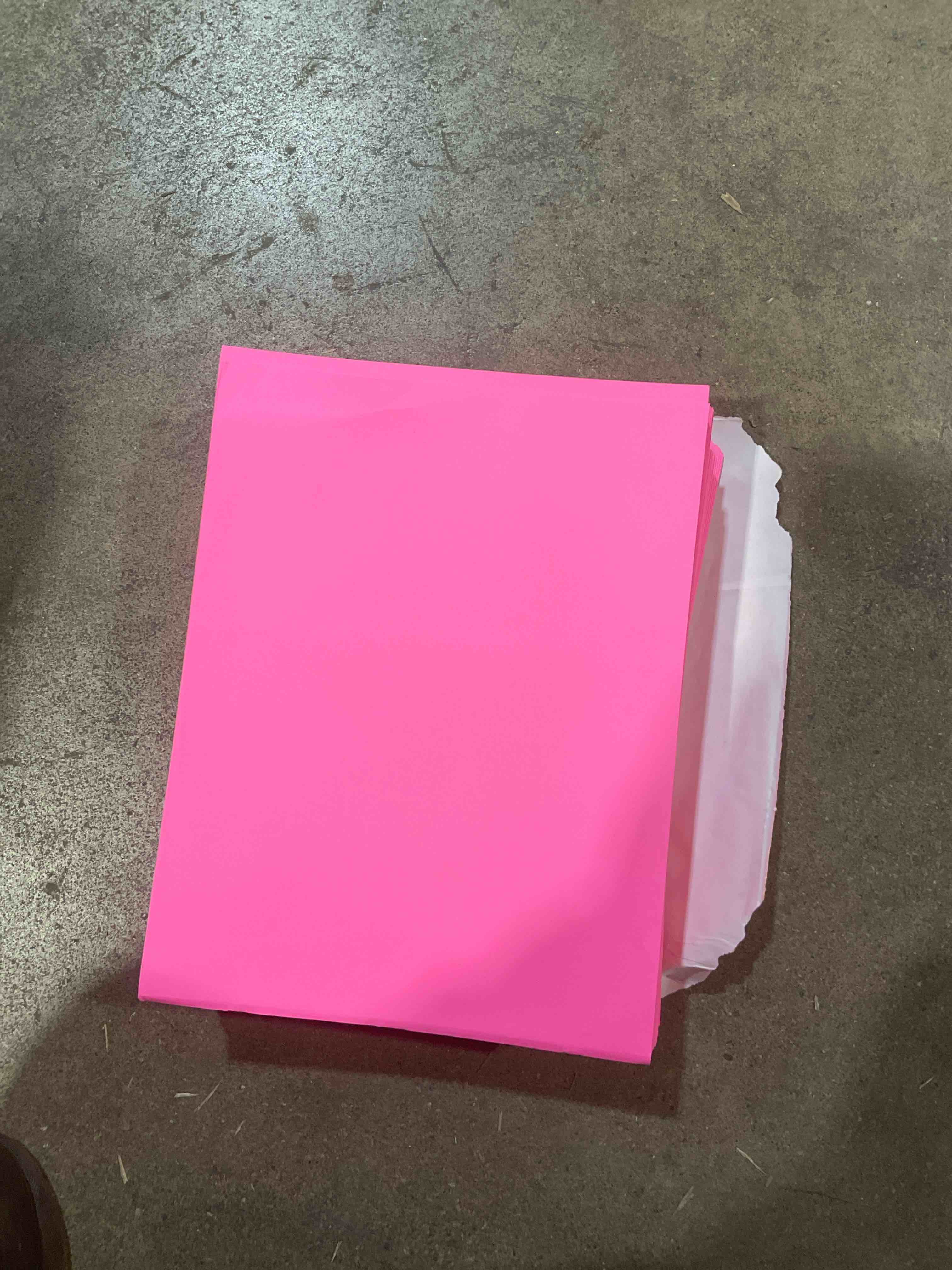 Condition photo showing Good Condition for Astrobrights 21031 8.5 in. x 11 in. 24 lbs. Bond Weight Color Paper - Pulsar Pink (500/Ream)