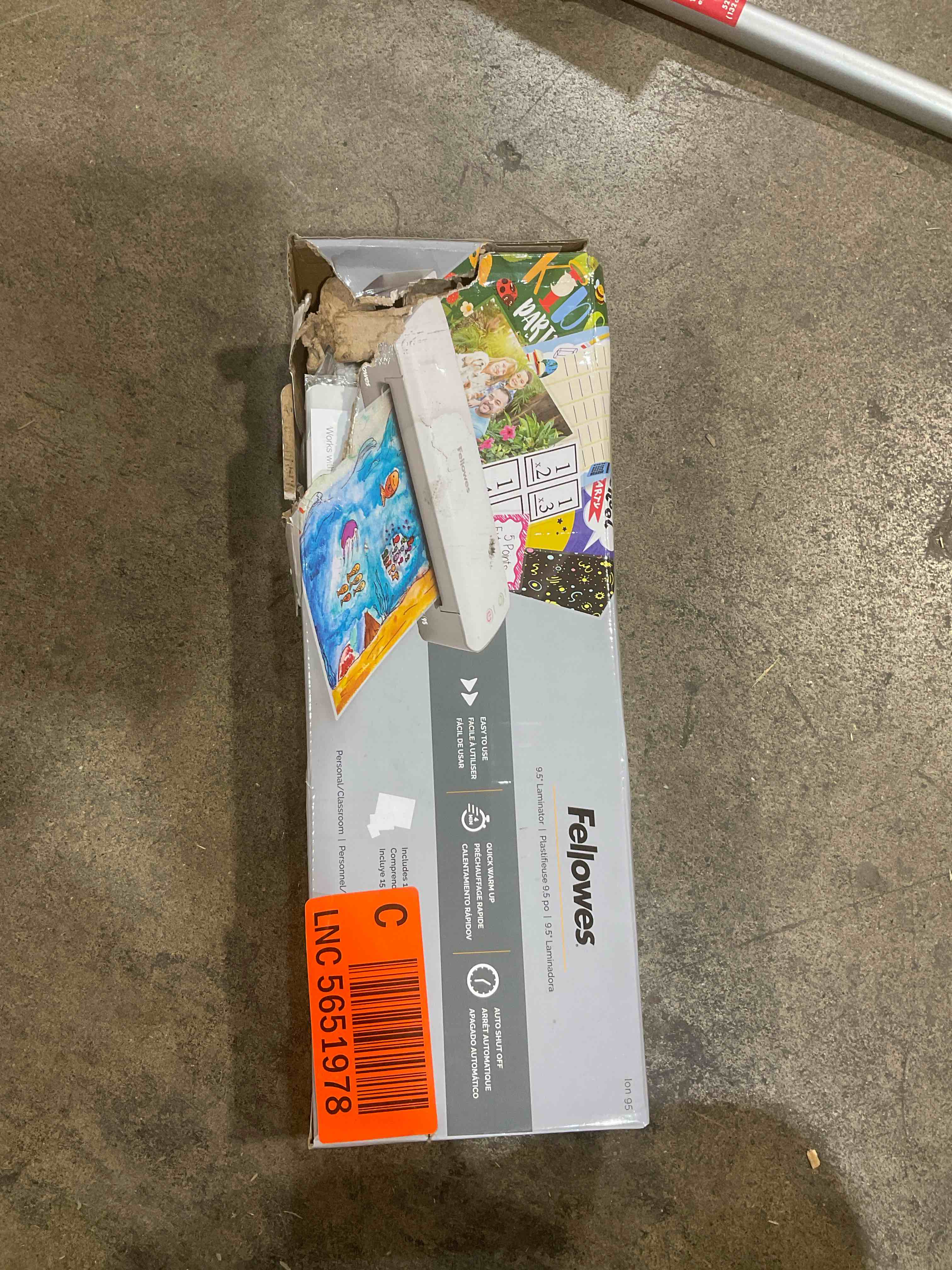 Condition photo showing Good Condition for Fellowes Ion 95 Thermal Laminator for Home, School or Office with 15 Pouch Starter Kit, Easy to Use, Quick Warm-Up, Jam-Free (5247201)