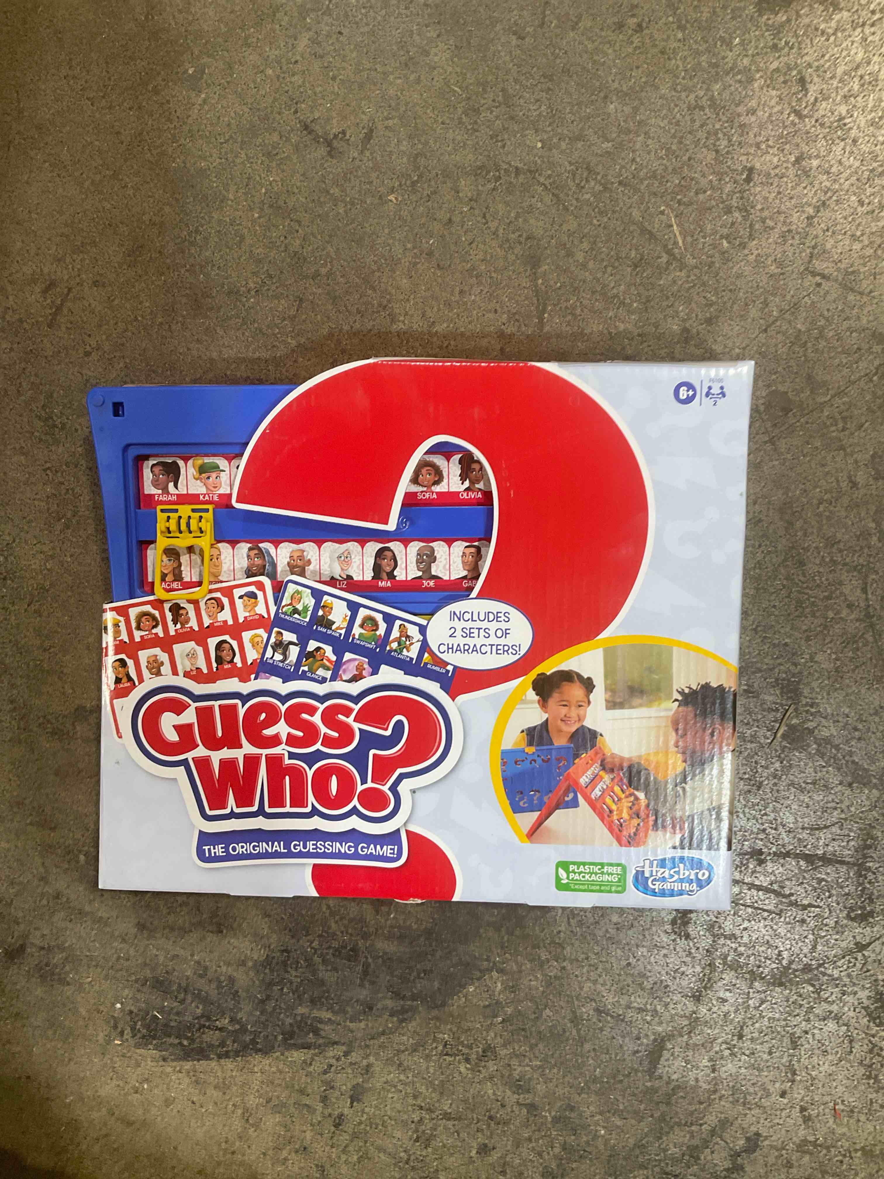 Condition photo showing New/Like New for Hasbro Gaming Guess Who? Original,Easy to Load Frame,Double-Sided Character Sheet,2 Player Board Games for Kids,Guessing Games for Families,Ages 6 and Up 11.5 x 1.6 x 9.75